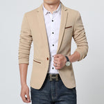 High Quality Cotton Luxury Men Blazer