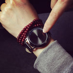 Creative Leather Waterproof LED Watch
