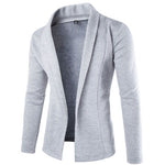 Mens slim fit fashion cotton blazer