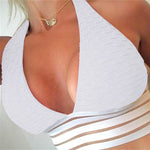 Women's Sexy  Full Cup sports Top