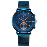 2019 Blue Luxury  Mens Watch